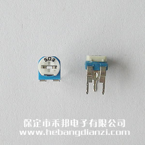 503 臥式藍(lán)白可調(diào)電阻 50K