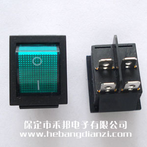 KCD2-201船型開關 綠色