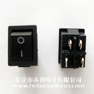 KCD1-104船型開關 黑色