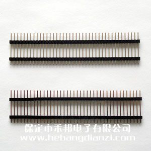 雙塑2.54單排針 長25mm