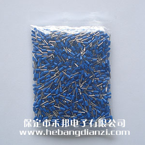 VE管型端子 E7508 內(nèi)孔徑1.2 藍色