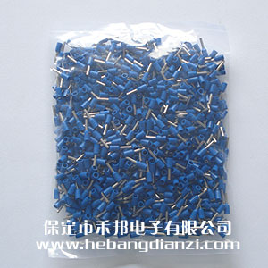 VE管型端子 E1008 內(nèi)孔徑1.4 藍色