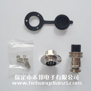 航空插頭 GX19-7P帶法蘭