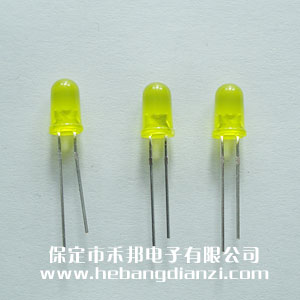 Φ5黃色 高亮 短腳